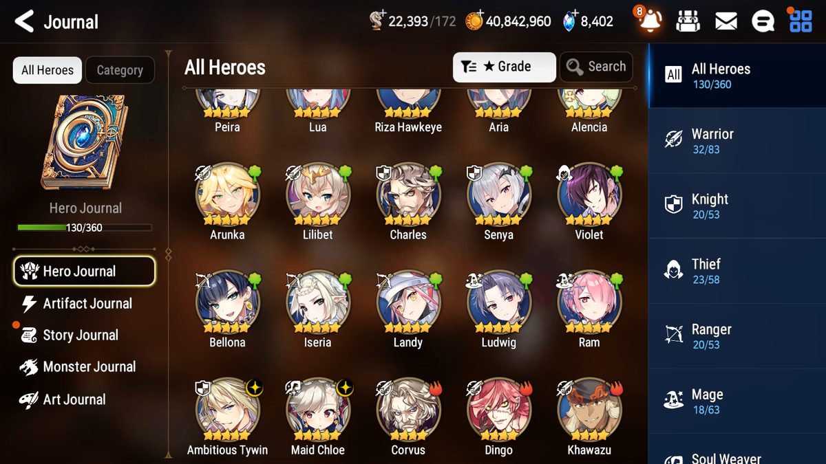 [GLOBAL] [INSTANT] Epic 7 Seven 2ML 2LIM Landy Rem Ambitious Tywin Maid Chloe + 42ML pulls mystics + 20 Speed +Name Starter Account-Mobile Games Starter