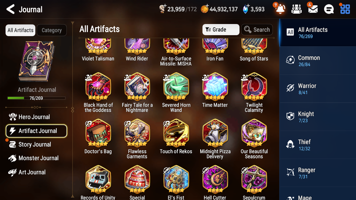[GLOBAL] [INSTANT] Epic 7 Seven 2ML 2LIM Lionheart Cermia Blooming Lidica + Artifact + Perfumer Byblis+ Maid Chloe +45ML pulls +20 Speed +Name Starter Account-Mobile Games Starter