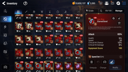 [GLOBAL] [INSTANT] Epic 7 Seven 2ML 2LIM Lionheart Cermia Blooming Lidica + Artifact + Perfumer Byblis+ Maid Chloe +59ML pulls +2x 20 Speed + 4 Sets Gear + Luna Skin +Name Starter Account-Mobile Games Starter