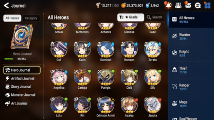 [GLOBAL] [INSTANT] Epic 7 Seven 2ML 2LIM Mediator Kawerik Judge Kise Baiken Seaside Bellona + ML Mystics pulls + 20 Speed Aged Starter Account-Mobile Games Starter