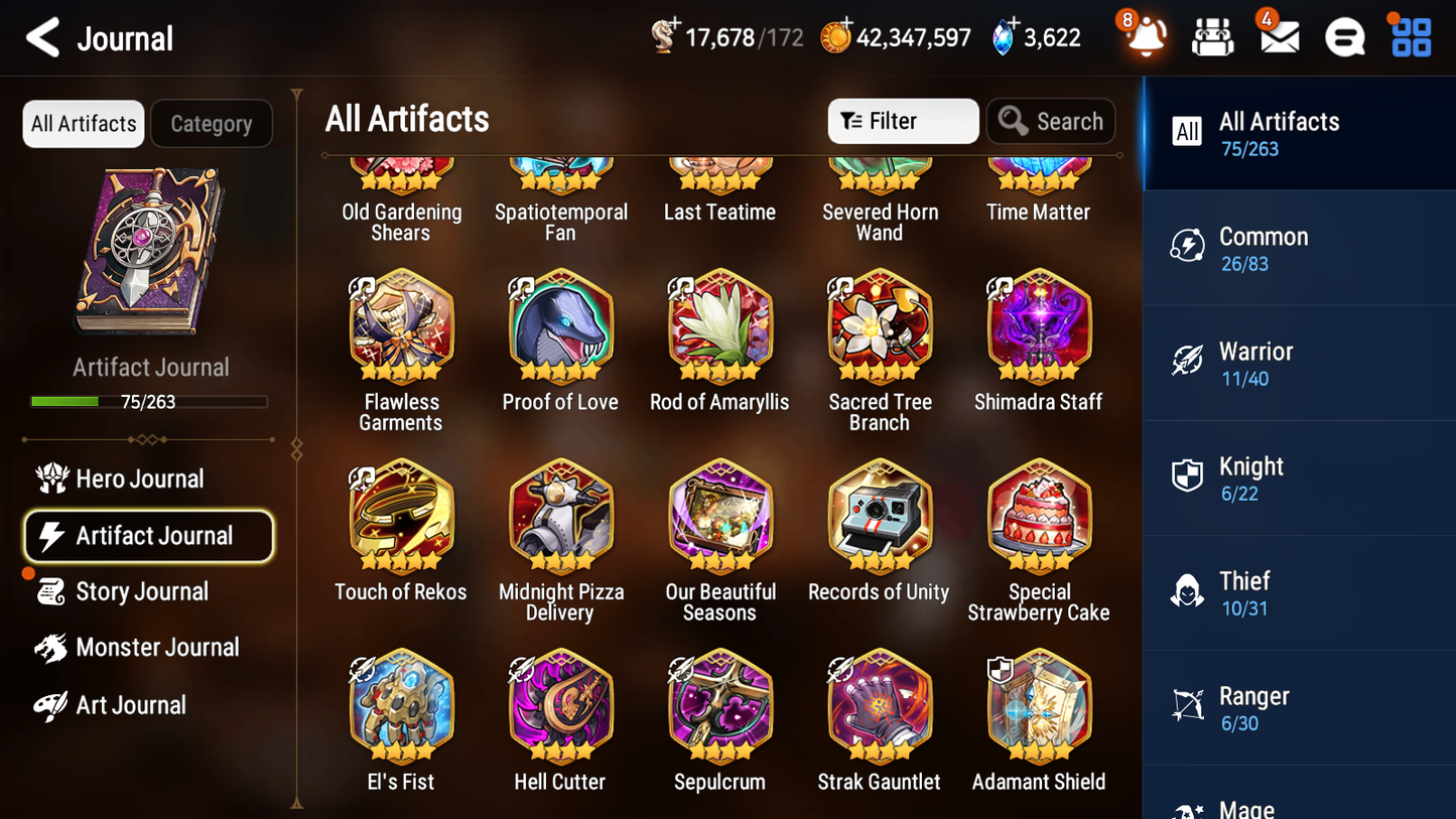 [GLOBAL] [INSTANT] Epic 7 Seven 2ML 2LIM Navy Captain Landy Blooming Lidica + Artifact + Fallen Cecilia Angel Angelica +41ML pulls +20 Speed +Name Starter Account-Mobile Games Starter