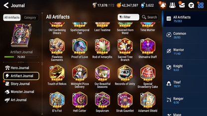 [GLOBAL] [INSTANT] Epic 7 Seven 2ML 2LIM Navy Captain Landy Blooming Lidica + Artifact + Fallen Cecilia Angel Angelica +41ML pulls +20 Speed +Name Starter Account-Mobile Games Starter