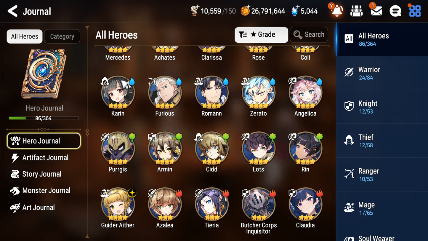 [GLOBAL] [INSTANT] Epic 7 Seven 2ML 2LIM Requiem Roana Dark Corvus Dizzy Baiken + ML pulls Mystics + 20 Speed Aged Starter Account-Mobile Games Starter