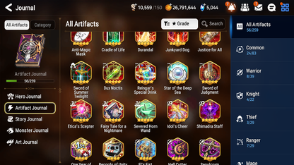 [GLOBAL] [INSTANT] Epic 7 Seven 2ML 2LIM Requiem Roana Dark Corvus Dizzy Baiken + ML pulls Mystics + 20 Speed Aged Starter Account-Mobile Games Starter