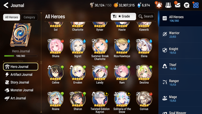 [GLOBAL] [INSTANT] Epic 7 Seven 2ML 2LIM Solitaria of the Snow Twisted Eidolon Kayron + ML pulls + 20 Speed + Name Starter Account-Mobile Games Starter