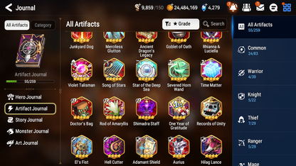 [GLOBAL] [INSTANT] Epic 7 Seven 2ML 2LIM Straze Ruele Seaside Bellona Diene + ML Mystics pulls + 20 Speed Aged Starter Account-Mobile Games Starter