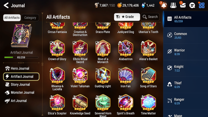 [GLOBAL] [INSTANT] Epic 7 Seven 2ML 3LIM Dark Corvus Specimen Sez Diene Cerise Luna + ML Mystics pulls + 20 Speed Aged Starter Account-Mobile Games Starter