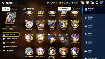 [GLOBAL] [INSTANT] Epic 7 Seven 2ML 3LIM Designer Lilibet Ambitious Tywin Holiday Yufine Luna Diene + ML Mystics pulls + 20 Speed Aged Starter Account-Mobile Games Starter
