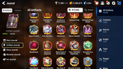 [GLOBAL] [INSTANT] Epic 7 Seven 2ML 3LIM Designer Lilibet Ambitious Tywin Holiday Yufine Luna Diene + ML Mystics pulls + 20 Speed Aged Starter Account-Mobile Games Starter