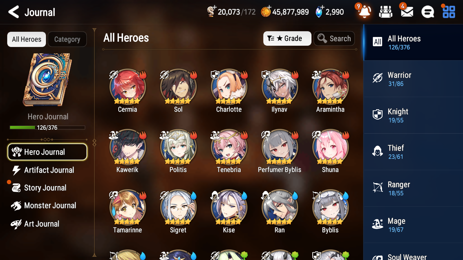 [GLOBAL] [INSTANT] Epic 7 Seven 2ML 3LIM double Byblis Blooming Lidica + Artifact + Byblis Designer Lilibet Ken +43ML pulls +20 Speed +Name Starter Account-Mobile Games Starter
