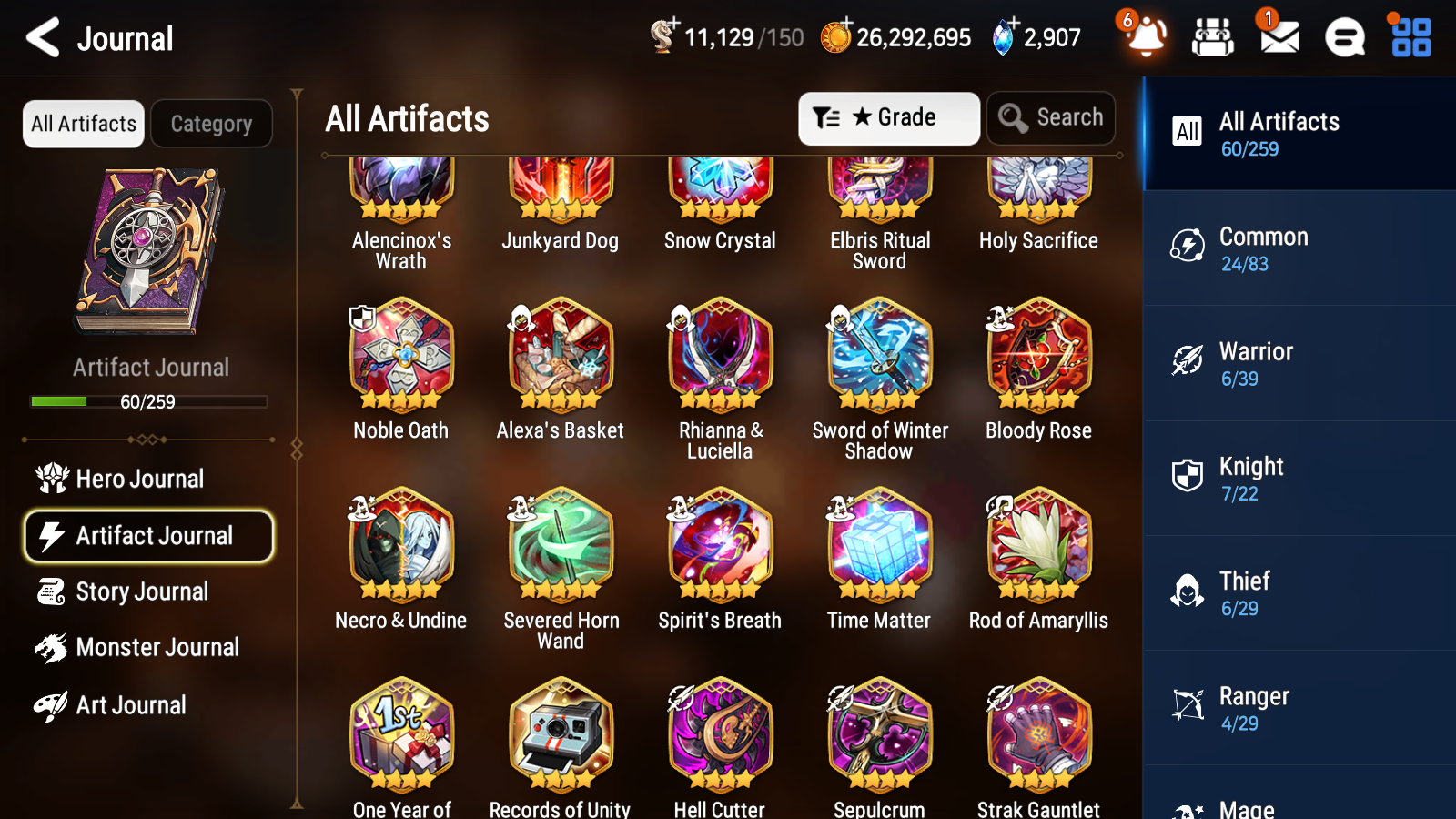 [GLOBAL] [INSTANT] Epic 7 Seven 2ML 3LIM Harsetti Dark Corvus Seaside Bellona Luna + ML Mystics pulls + 20 Speed Aged Starter Account-Mobile Games Starter