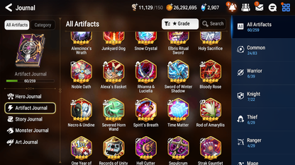 [GLOBAL] [INSTANT] Epic 7 Seven 2ML 3LIM Harsetti Dark Corvus Seaside Bellona Luna + ML Mystics pulls + 20 Speed Aged Starter Account-Mobile Games Starter