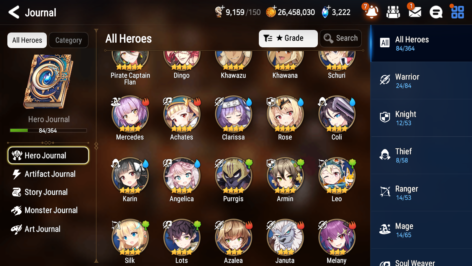 [GLOBAL] [INSTANT] Epic 7 Seven 2ML 3LIM Pirate Captain Flan Ken Seaside Bellona Luna Fern + ML pulls Mystics + 20 Speed Aged Starter Account-Mobile Games Starter