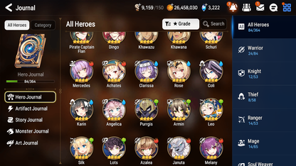 [GLOBAL] [INSTANT] Epic 7 Seven 2ML 3LIM Pirate Captain Flan Ken Seaside Bellona Luna Fern + ML pulls Mystics + 20 Speed Aged Starter Account-Mobile Games Starter