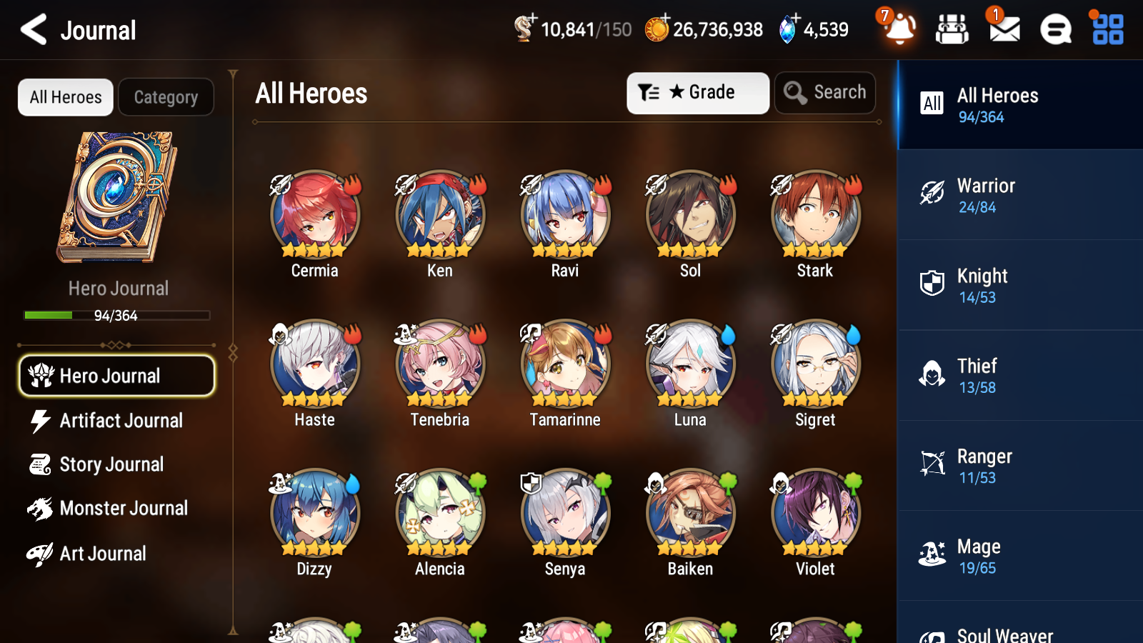 [GLOBAL] [INSTANT] Epic 7 Seven 2ML 3LIM Requiem Roana Martial Artist Ken Baiken Dizzy Luna + ML pulls Mystics + 20 Speed Aged Starter Account-Mobile Games Starter