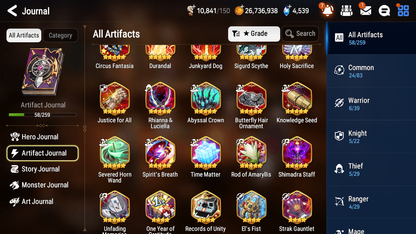 [GLOBAL] [INSTANT] Epic 7 Seven 2ML 3LIM Requiem Roana Martial Artist Ken Baiken Dizzy Luna + ML pulls Mystics + 20 Speed Aged Starter Account-Mobile Games Starter