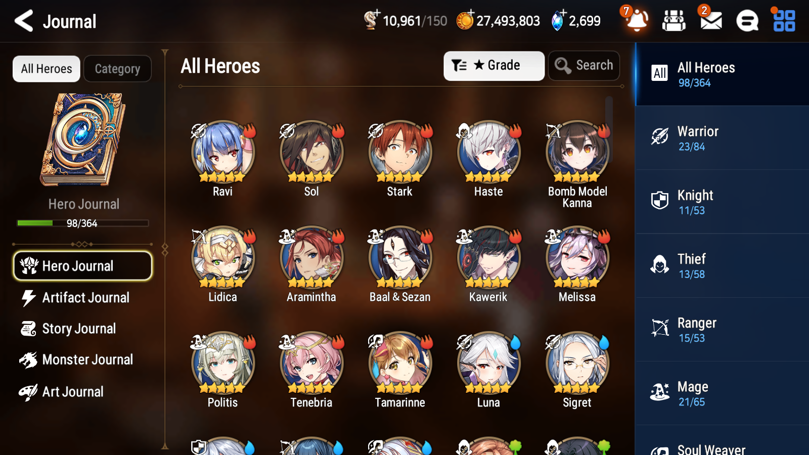 [GLOBAL] [INSTANT] Epic 7 Seven 2ML 3LIM Specimen Sez Judge Kise Baiken Luna Cerise + ML Mystics pulls + 20 Speed Aged Starter Account-Mobile Games Starter