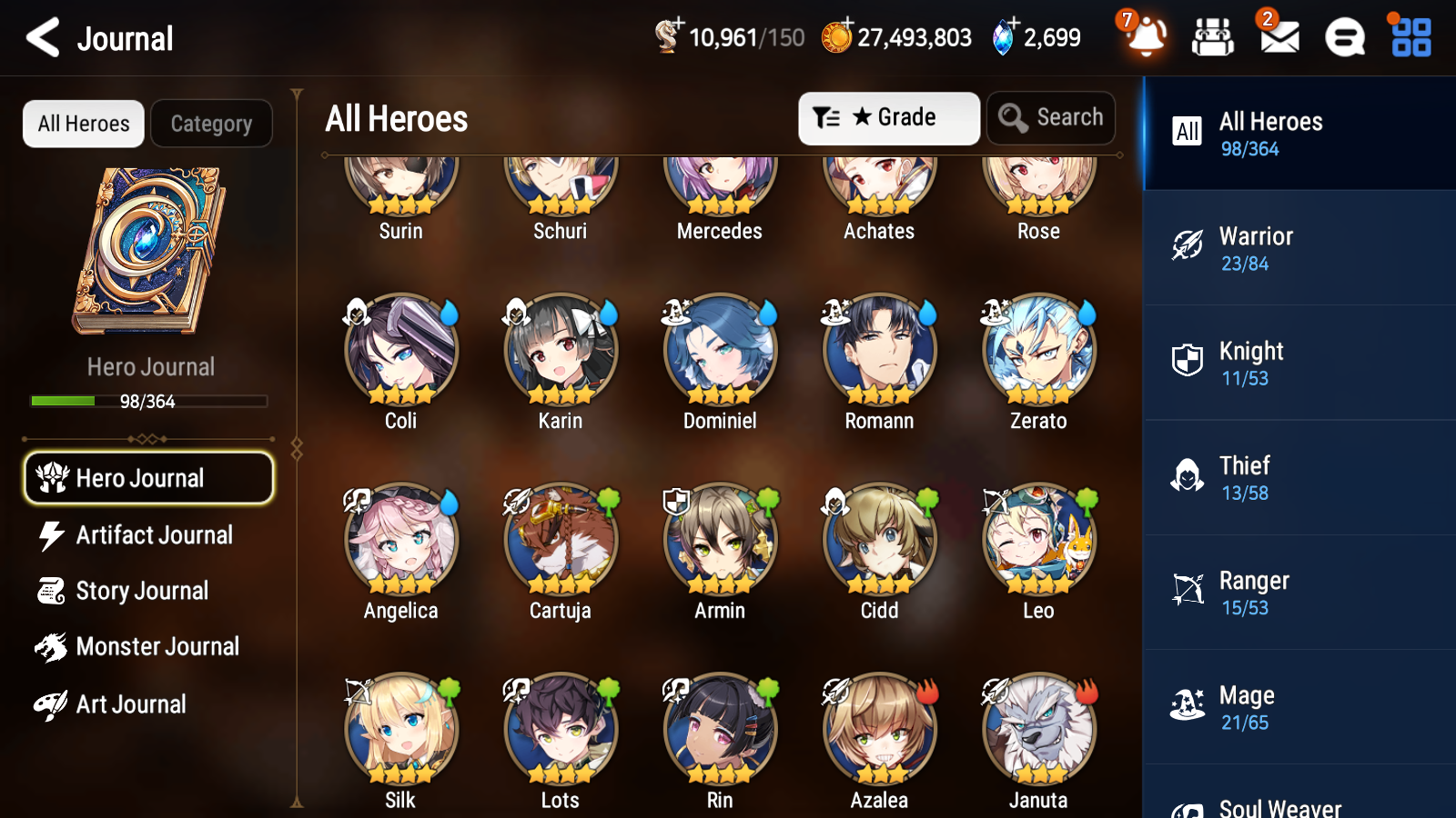 [GLOBAL] [INSTANT] Epic 7 Seven 2ML 3LIM Specimen Sez Judge Kise Baiken Luna Cerise + ML Mystics pulls + 20 Speed Aged Starter Account-Mobile Games Starter