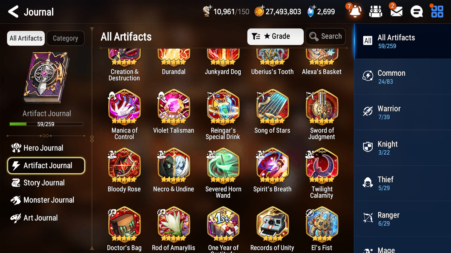 [GLOBAL] [INSTANT] Epic 7 Seven 2ML 3LIM Specimen Sez Judge Kise Baiken Luna Cerise + ML Mystics pulls + 20 Speed Aged Starter Account-Mobile Games Starter