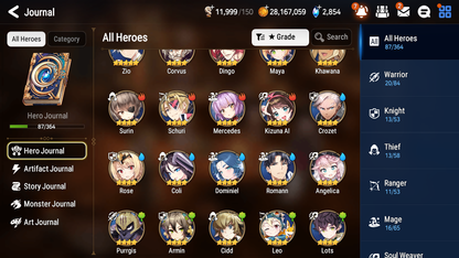 [GLOBAL] [INSTANT] Epic 7 Seven 2ML 3LIM Zio Little Queen Charlotte Luna Dizzy Elphelt + ML Mystics pulls + 20 Speed Aged Starter Account-Mobile Games Starter
