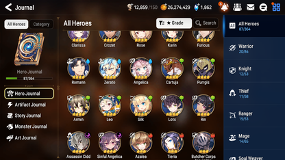 [GLOBAL] [INSTANT] Epic 7 Seven 2ML 4LIM Apocalypse Ravi Specimen Sez Fairytale Tenebria Luna Diene Baiken + ML pulls Mystics+20 Speed Starter Account-Mobile Games Starter