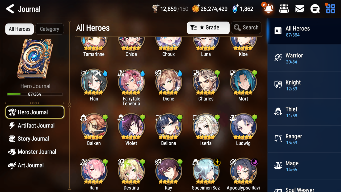 [GLOBAL] [INSTANT] Epic 7 Seven 2ML 4LIM Apocalypse Ravi Specimen Sez Fairytale Tenebria Luna Diene Baiken + ML pulls Mystics+20 Speed Starter Account-Mobile Games Starter