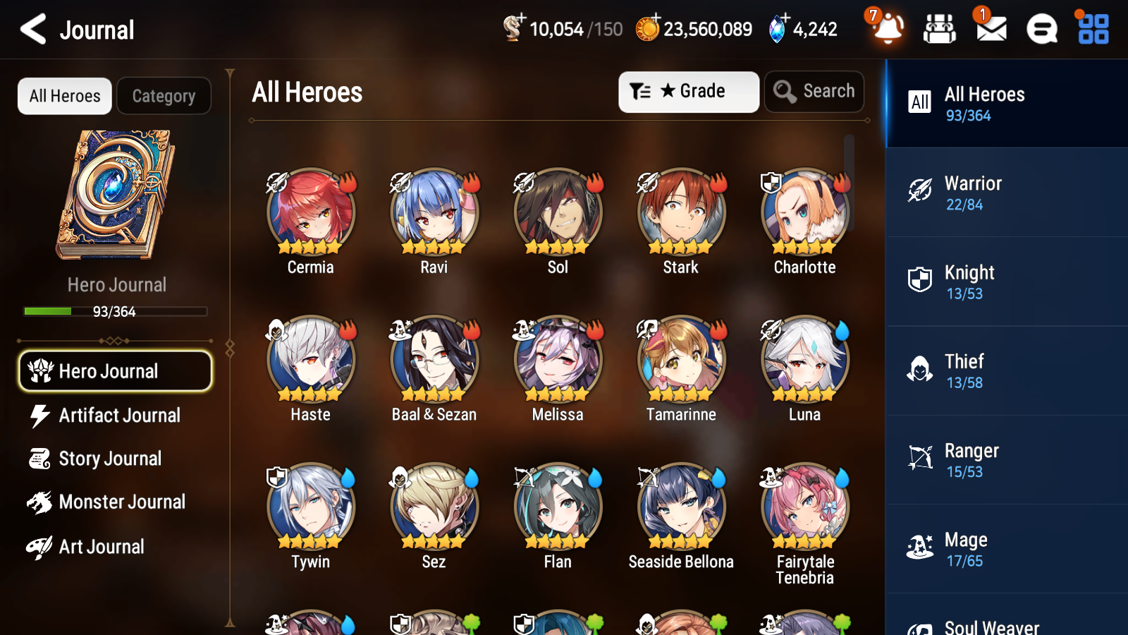 [GLOBAL] [INSTANT] Epic 7 Seven 2ML 4LIM Astromancer Elena Faithless Lidica Seaside Bellona Fairytale Tenebria Luna Baiken + ML pulls Mystics + 20 Speed Aged Starter Account-Mobile Games Starter