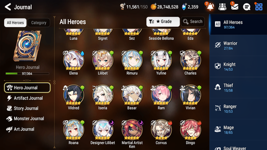 [GLOBAL] [INSTANT] Epic 7 Seven 2ML 4LIM Designer Lilibet Martial Artist Ken Rimuru Luna Seaside Bellona Elphelt + ML Mystics pulls + 20 Speed Aged Starter Account-Mobile Games Starter