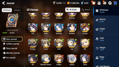 [GLOBAL] [INSTANT] Epic 7 Seven 2ML 4LIM Dragon King Sharun Martial Artist Ken Baiken Seaside Bellona Cerise Luna + ML Mystics pulls + 20 Speed Aged Starter Account-Mobile Games Starter