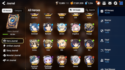 [GLOBAL] [INSTANT] Epic 7 Seven 2ML 4LIM Martial Artist Ken Closer Charles Diene Luna Cerise Baiken + ML pulls Mystics+20 Speed Starter Account-Mobile Games Starter