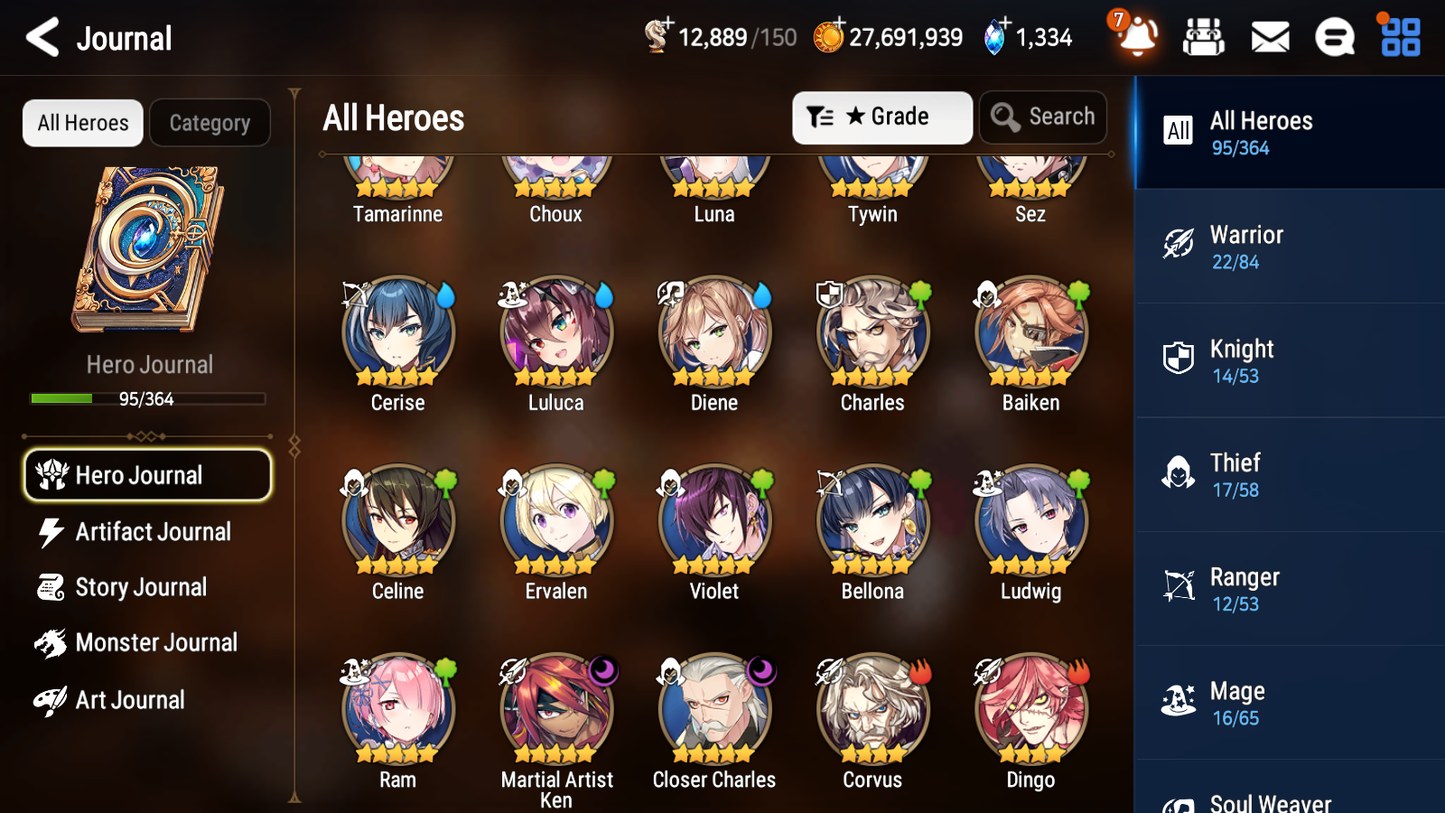 [GLOBAL] [INSTANT] Epic 7 Seven 2ML 4LIM Martial Artist Ken Closer Charles Diene Luna Cerise Baiken + ML pulls Mystics+20 Speed Starter Account-Mobile Games Starter