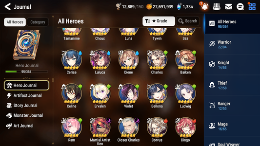 [GLOBAL] [INSTANT] Epic 7 Seven 2ML 4LIM Martial Artist Ken Closer Charles Diene Luna Cerise Baiken + ML pulls Mystics+20 Speed Starter Account-Mobile Games Starter