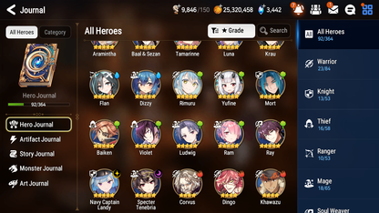 [GLOBAL] [INSTANT] Epic 7 Seven 2ML 4LIM Navy Captain Landy Specter Tenebria Rimuru Baiken Dizzy Luna + ML pulls Mystics + 20 Speed Aged Starter Account-Mobile Games Starter