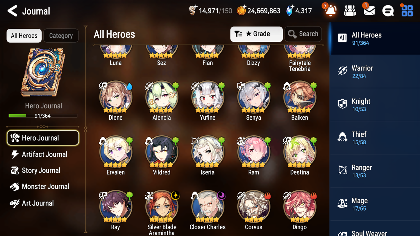 [GLOBAL] [INSTANT] Epic 7 Seven 2ML 5LIM Closer Charles SBA Luna Dizzy Baiken Diene Fairytale Tenebria+ ML pulls Mystics+20 Speed Starter Account-Mobile Games Starter