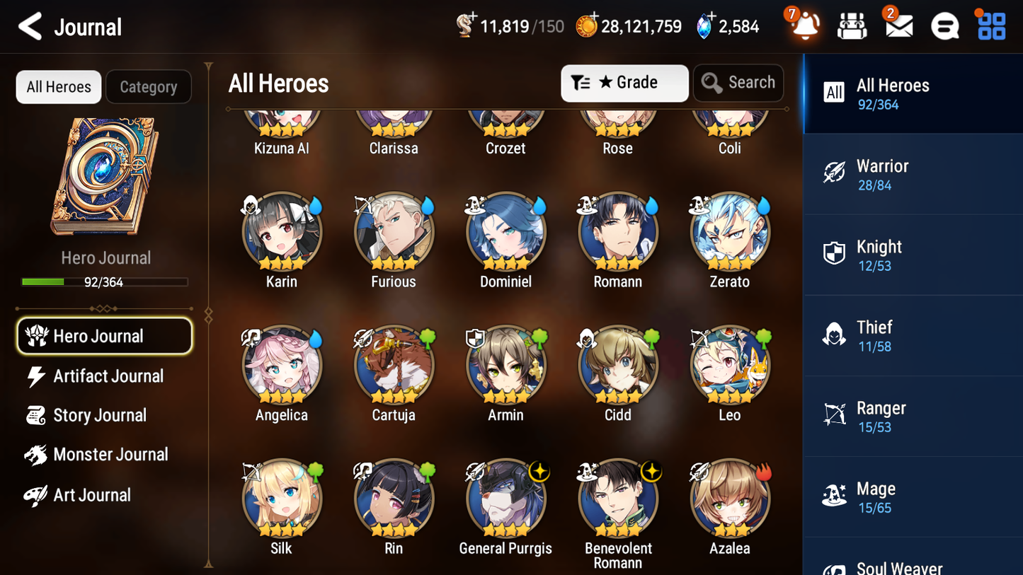 [GLOBAL] [INSTANT] Epic 7 Seven 2ML 6LIM Faithless Lidica Dark Corvus Rimuru Cerise Diene Dizzy Elphelt Baiken + ML Mystics pulls + 20 Speed Aged Starter Account-Mobile Games Starter