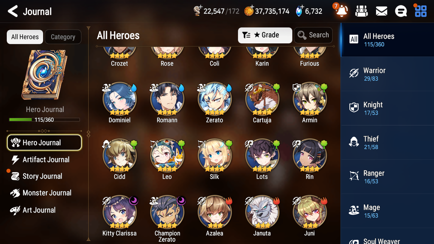 [GLOBAL] [INSTANT] Epic 7 Seven 2ML Belian Conqueror Lilias Amid + ML pulls + 20 Speed Starter Account-Mobile Games Starter