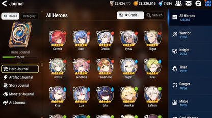 [GLOBAL] [INSTANT] Epic 7 Seven 2ML Boss Arunka Pirate Captain Flan Angel of Light Angelica + ML pulls + Name Starter Account-Mobile Games Starter