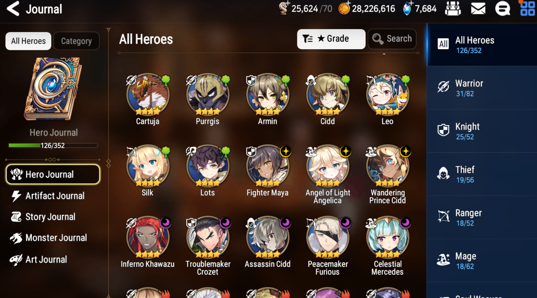[GLOBAL] [INSTANT] Epic 7 Seven 2ML Boss Arunka Pirate Captain Flan Angel of Light Angelica + ML pulls + Name Starter Account-Mobile Games Starter