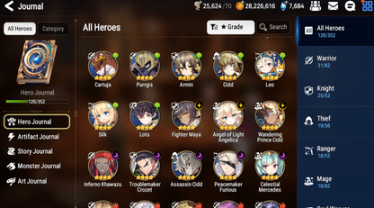 [GLOBAL] [INSTANT] Epic 7 Seven 2ML Boss Arunka Pirate Captain Flan Angel of Light Angelica + ML pulls + Name Starter Account-Mobile Games Starter