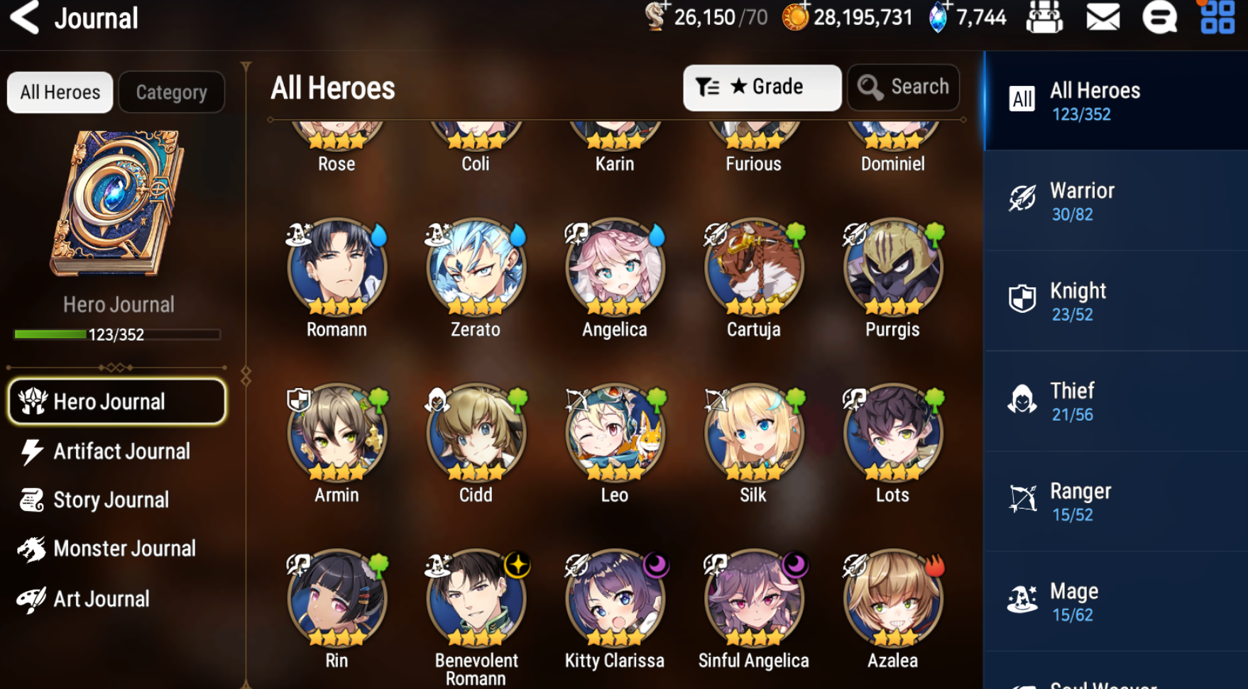 [GLOBAL] [INSTANT] Epic 7 Seven 2ML Boss Arunka Remnant Violet + ML pulls + Name Starter Account-Mobile Games Starter