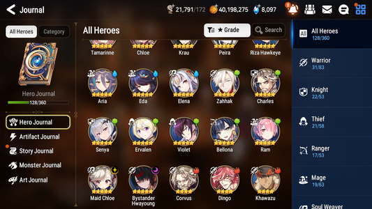 [GLOBAL] [INSTANT] Epic 7 Seven 2ML Bystander Hwayoung Maid Chloe + 42ML pulls + 20 Speed Starter Account-Mobile Games Starter