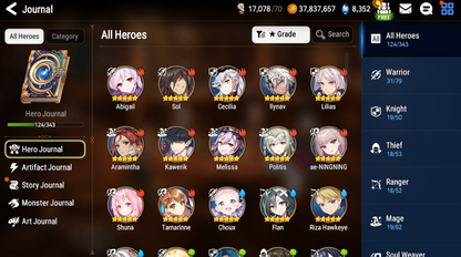 [GLOBAL] [INSTANT] Epic 7 Seven 2ML Bystander Hwayoung Specter Tenebria + ML pulls + Name Starter Account-Mobile Games Starter