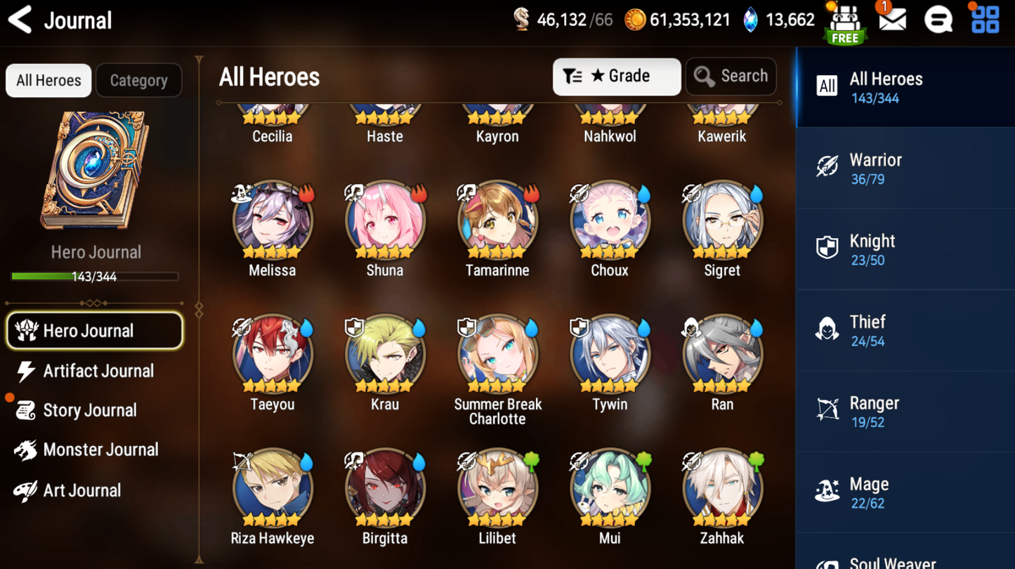 [GLOBAL] [INSTANT] Epic 7 Seven 2ML Navy Captain Landy Fallen Cecilia Summerbreak Charlotte + 67ML pulls 13k skystones 2800 mystics + Name Starter Account-Mobile Games Starter