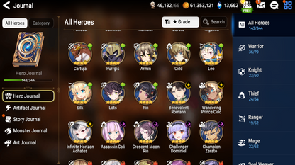 [GLOBAL] [INSTANT] Epic 7 Seven 2ML Navy Captain Landy Fallen Cecilia Summerbreak Charlotte + 67ML pulls 13k skystones 2800 mystics + Name Starter Account-Mobile Games Starter