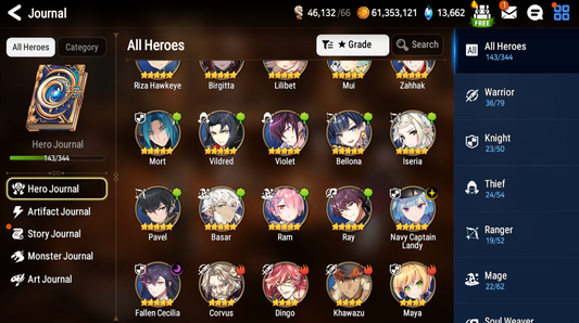 [GLOBAL] [INSTANT] Epic 7 Seven 2ML Navy Captain Landy Fallen Cecilia Summerbreak Charlotte + 67ML pulls 13k skystones 2800 mystics + Name Starter Account-Mobile Games Starter