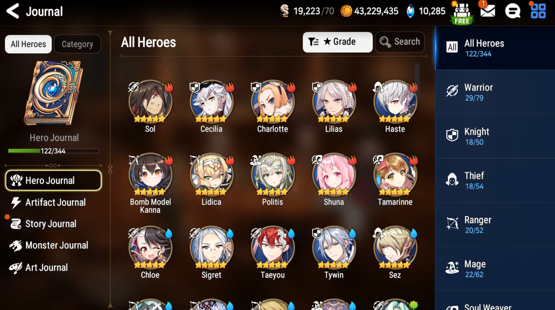 [GLOBAL] [INSTANT] Epic 7 Seven 2ML Navy Captain Landy Sea Phantom Politis + ML pulls Starter Account-Mobile Games Starter