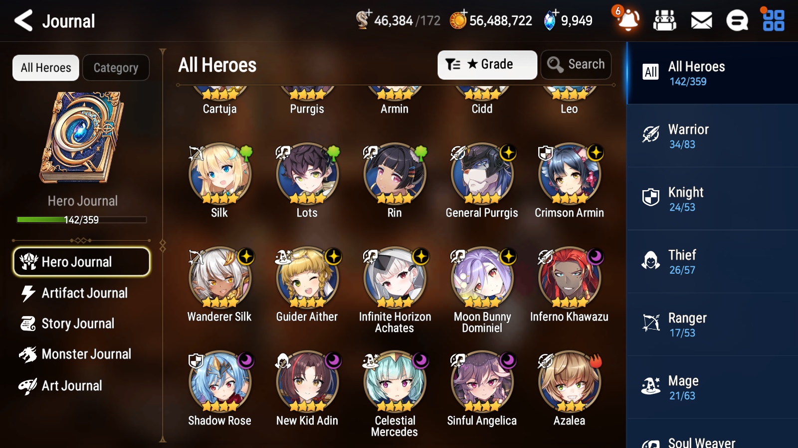 [GLOBAL] [INSTANT] Epic 7 Seven 2ML Rinak + artifact + Zio Belian + 68ML pulls 10k skystones 1400 mystics+ 20 Speed +Name Starter Account-Mobile Games Starter