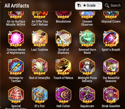[GLOBAL] [INSTANT] Epic 7 Seven Rinak + artifact + Belian + 54ML pulls 10k skystones 1400 mystics+ Name Starter Account-Mobile Games Starter