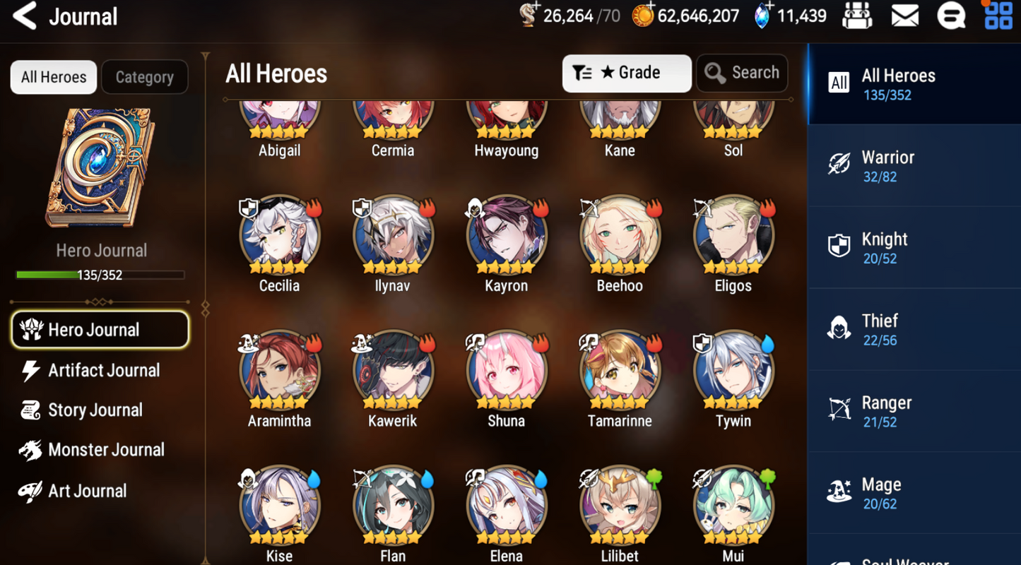 [GLOBAL] [INSTANT] Epic 7 Seven 2ML Rinak Sea Phantom Politis Briar Witch Iseria Angel of Light Angelica+ 63ML pulls 11k skystones 1250 mystics+ Name Starter Account-Mobile Games Starter