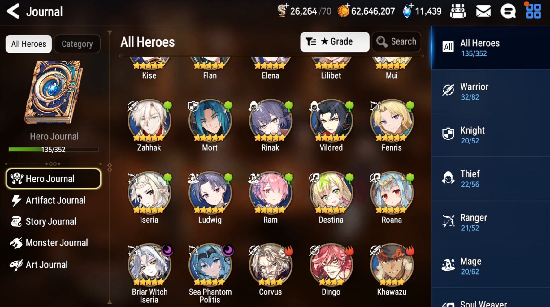 [GLOBAL] [INSTANT] Epic 7 Seven 2ML Rinak Sea Phantom Politis Briar Witch Iseria Angel of Light Angelica+ 63ML pulls 11k skystones 1250 mystics+ Name Starter Account-Mobile Games Starter